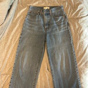 Madewell The Perfect Vintage Wide-Leg Crop Jean in Knoxville Wash